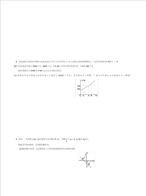 中考数学函数复习经典知识点总结