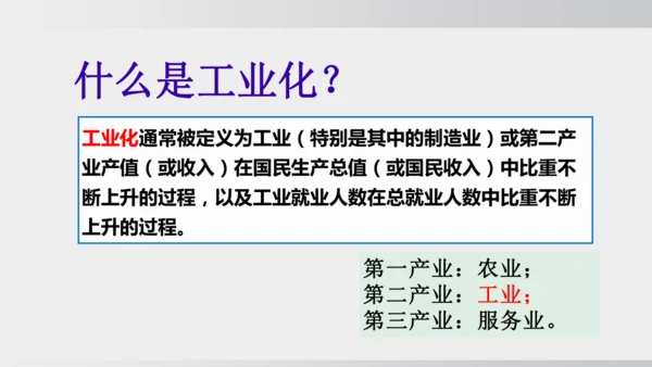 2025年春统编版九年级历史下册 第6课 工业化国家的社会变化（课件）