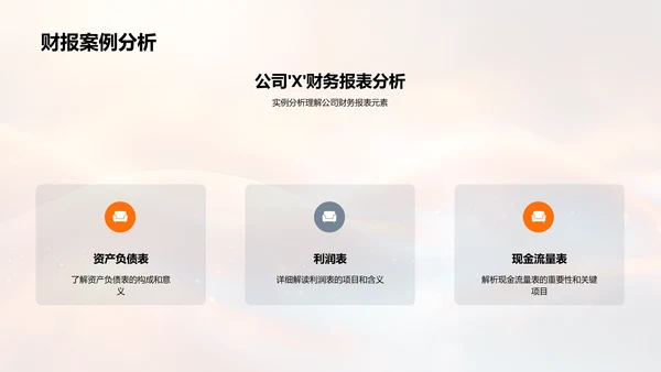 财报分析实操讲座PPT模板