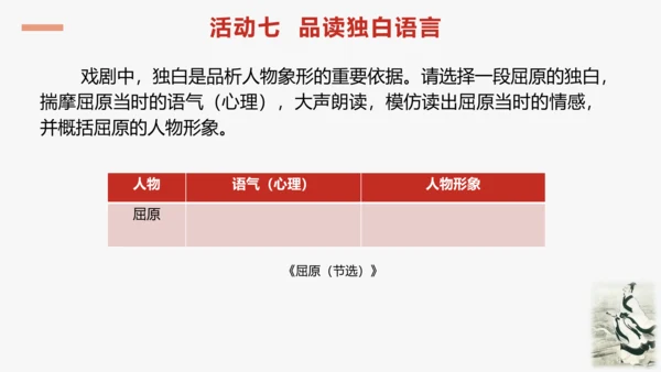 步入戏剧世界   领略艺术魅力—— 九下第五单元活动·探究 课件（共30张PPT）
