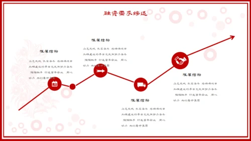 开工大吉红色锦鲤新年工作计划通用PPT模板