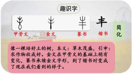 第6课 《秋天的雨》 课件
