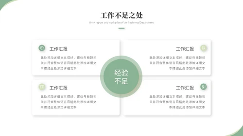 清新简约花卉工作汇报工作总结工作报告述职ppt模板