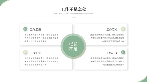 清新简约花卉工作汇报工作总结工作报告述职ppt模板