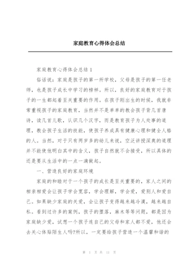 家庭教育心得体会总结.docx