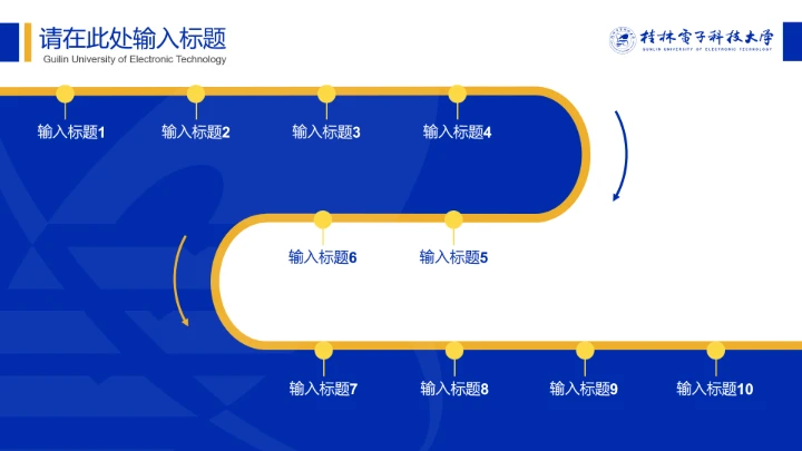 桂电电子科技大学专属学术汇报毕业答辩教学课件通用PPT模板