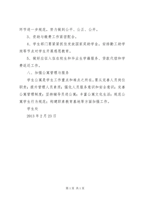 XX年学生工作要点 (4).docx