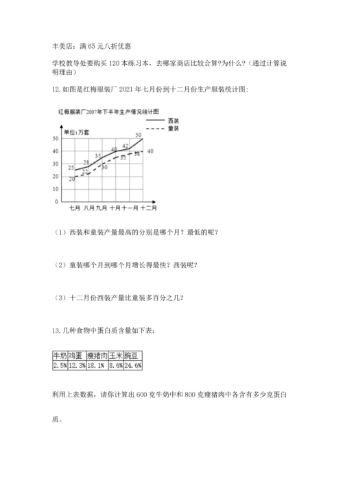 六年级小升初数学解决问题50道及完整答案【夺冠】.docx