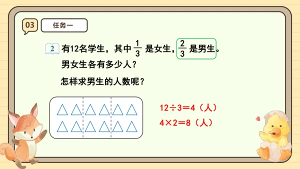8.7 分数的简单应用（2）课件（共22张PPT）人教版 三年级上册数学