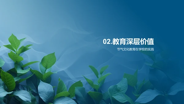 谷雨节气在教学中的应用PPT模板