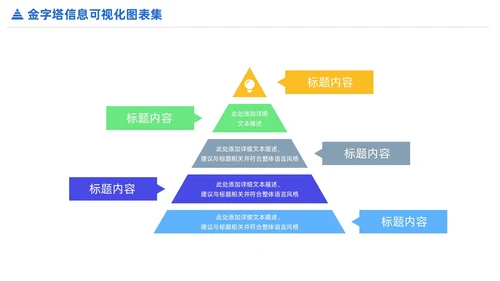 商务金字塔信息可视化PPT图表集