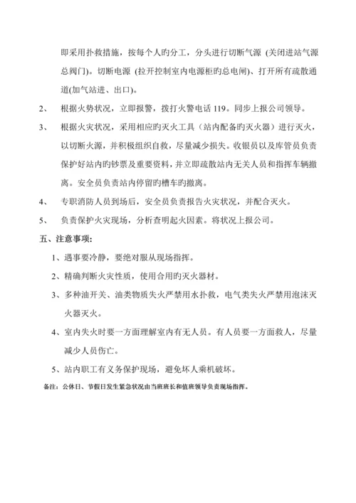 CNG加气站事故处置应急全新预案.docx