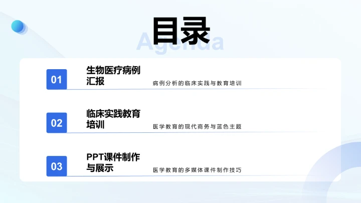 病例汇报与临床实践PPT模板