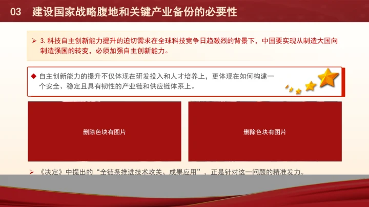 时事热点建设国家战略腹地和关键产业备份的战略和布局ppt