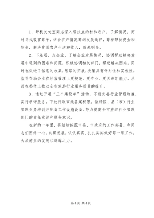 旅游委党组书记工作汇报.docx