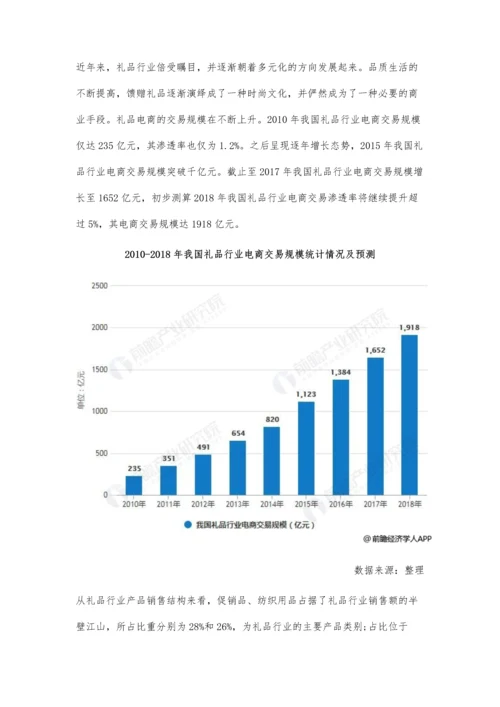 中国礼品行业发展现状及趋势分析-个性化消费需求催生六大发展趋势.docx