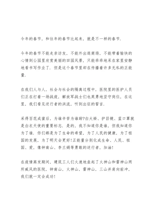 有关疫情论文.docx