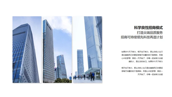 合作共赢领航未来项目招商通用PPT模板