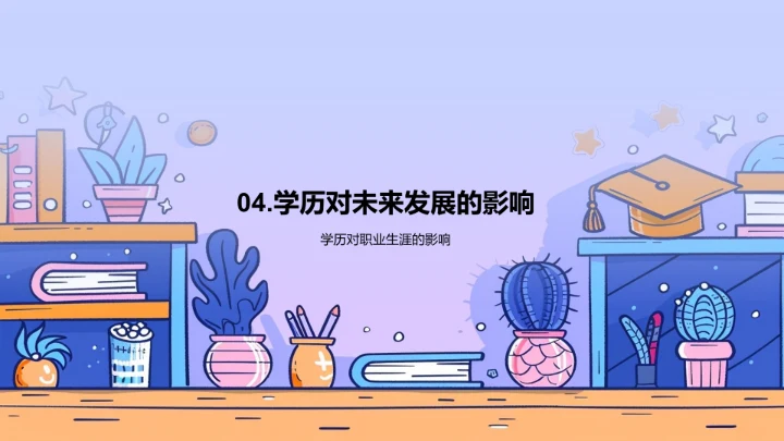 学历转化职业优势讲座PPT模板