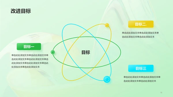 绿色创意酷炫年中工作总结PPT
