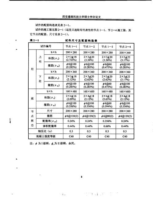 钢筋混凝土框架异型边节点抗震性能试验研究及非线性分析-结构工程专业论文