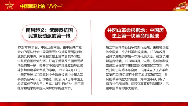八一建军节致敬军人缅怀烈士通用PPT模板