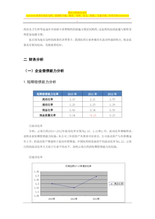 财务管理课程实习报告.docx