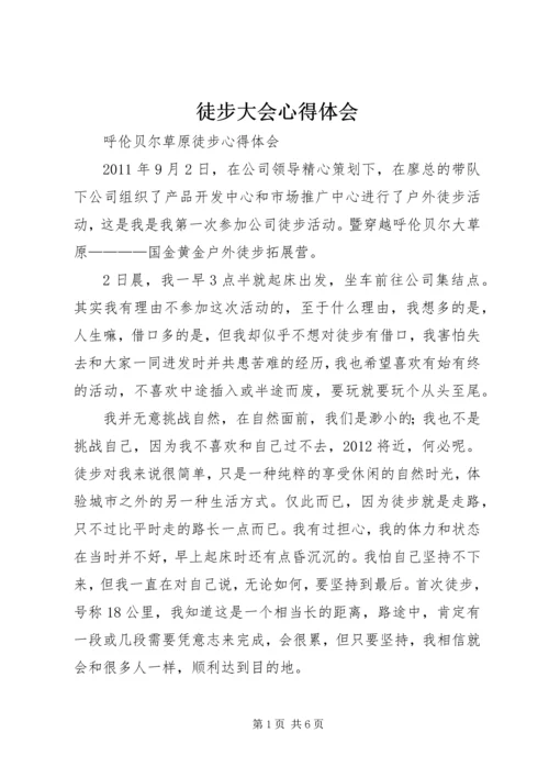 徒步大会心得体会 (3).docx