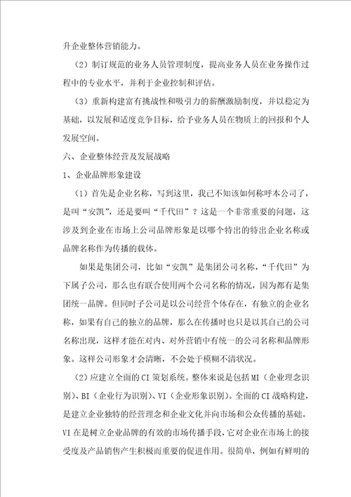 某有限公司营销管理现状及发展问题研究