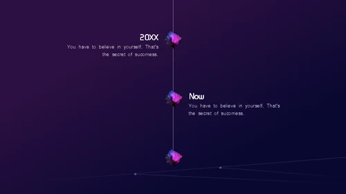 神秘3D建模科技感高端商务通用PPT模板