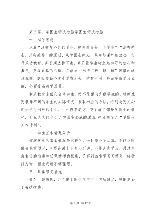 金平中学学困生帮扶制度及措施.docx