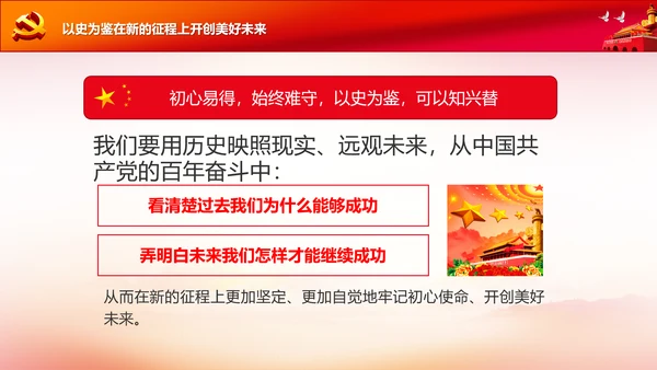学习中国共产党成立100周年大会讲话PPT