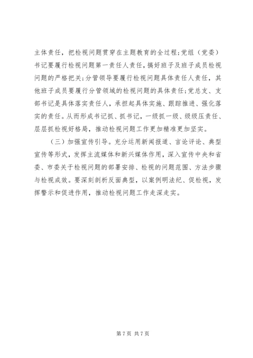 领导干部检视问题工作方案.docx