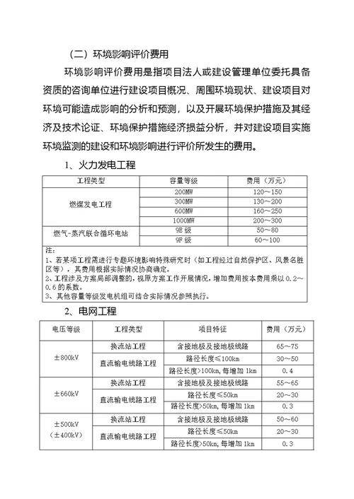 中电联定额〔2015〕162号关于前期工作费等费用标准的通知