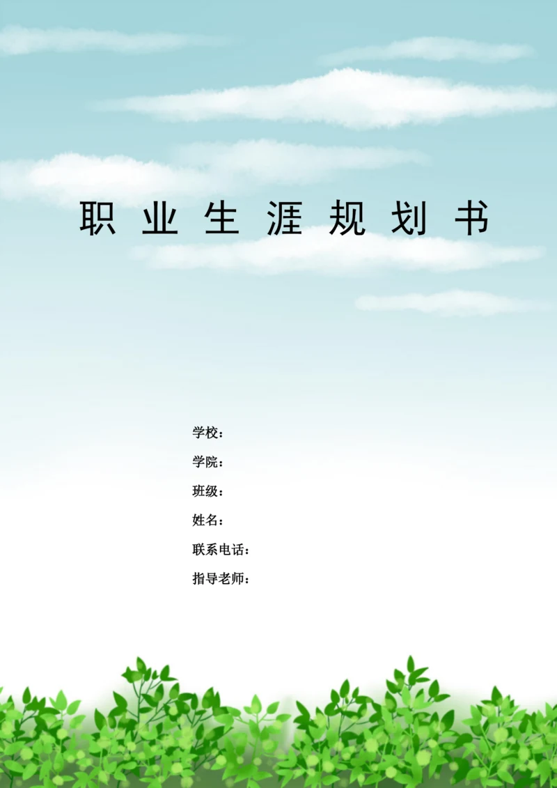 13页5700字影视多媒体技术专业职业生涯规划.docx