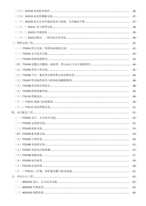 公司关键工程质量重点标准化标准手册.docx