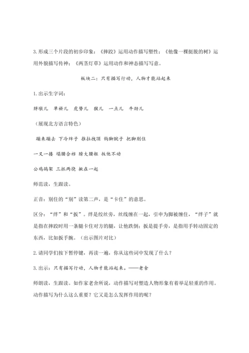 13.《人物描写一组》第一课时  (教案) 