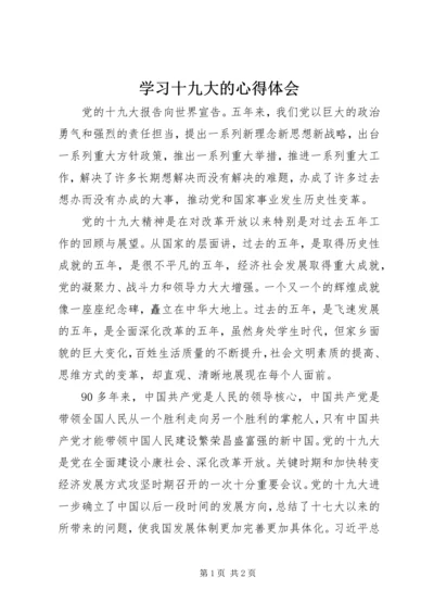 学习十九大的心得体会 (7).docx