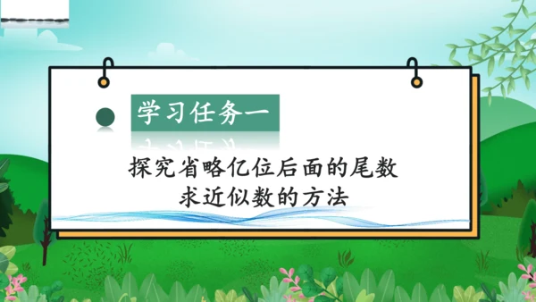 第一单元_第10课时_省略亿位后面的尾数求近似数（教学课件）-四年级数学上册人教版(共30张PPT)