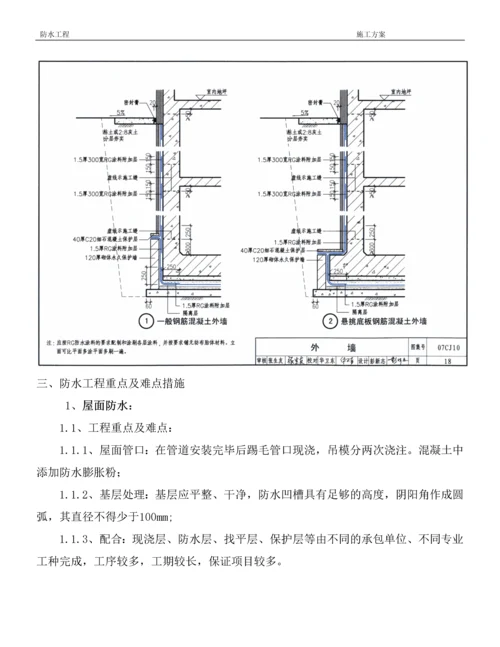 防水施工方案2014.2.5.docx