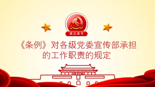 学习解读中国共产党宣传工作条例PPT模板