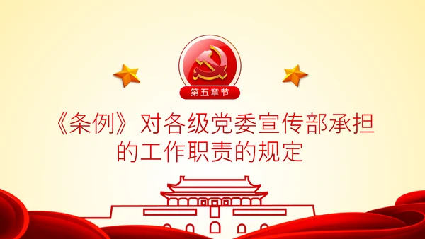 学习解读中国共产党宣传工作条例PPT模板