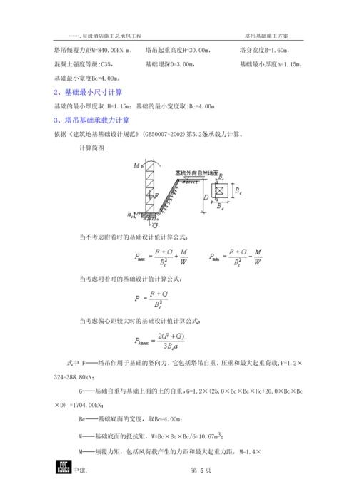 塔吊基础施工方案.docx