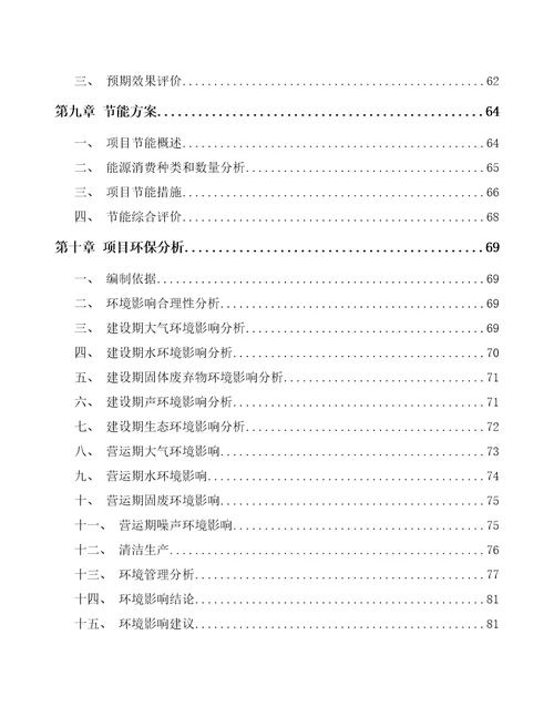 湖南扳手项目可行性研究报告模板范本