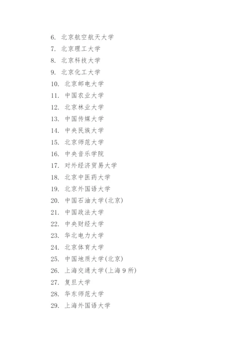 2023全国211和985大学名单(完整版).docx
