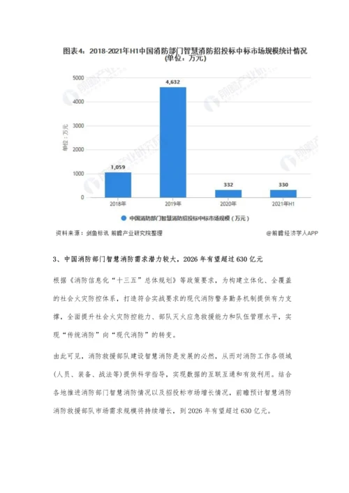 中国智慧消防行业市场需求规模及发展前景分析-未来市场需求潜力较大.docx