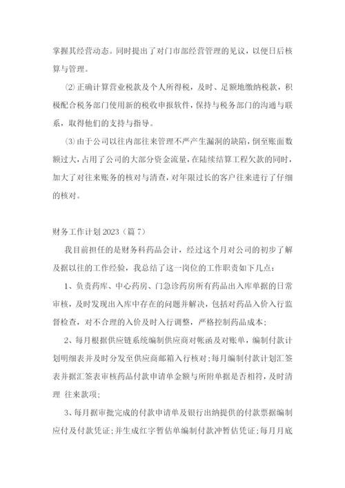 财务工作计划2023.docx