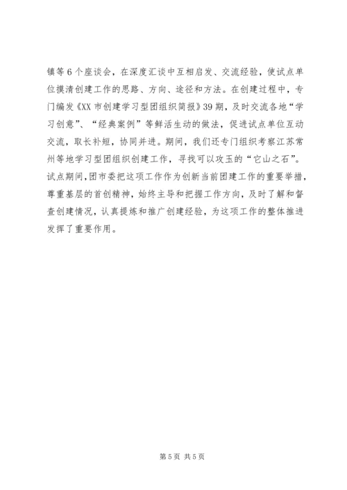 共青团开展创建学习型组织创建的实践和思考.docx