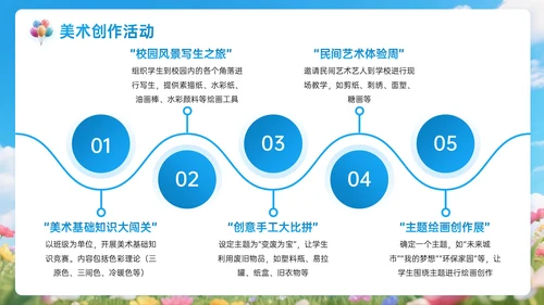 蓝色3D新学期新起点班会PPT模板