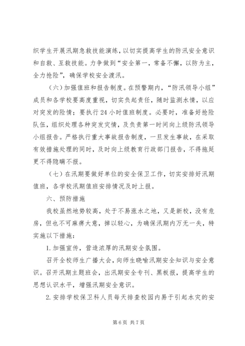 防洪水安全工作实施方案.docx